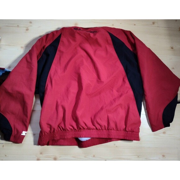 Georgia Bulldogs Sweatshirt 2XL Red Varsity V Neck Pullover Starter - Picture 5 of 10